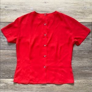 Button back shirt